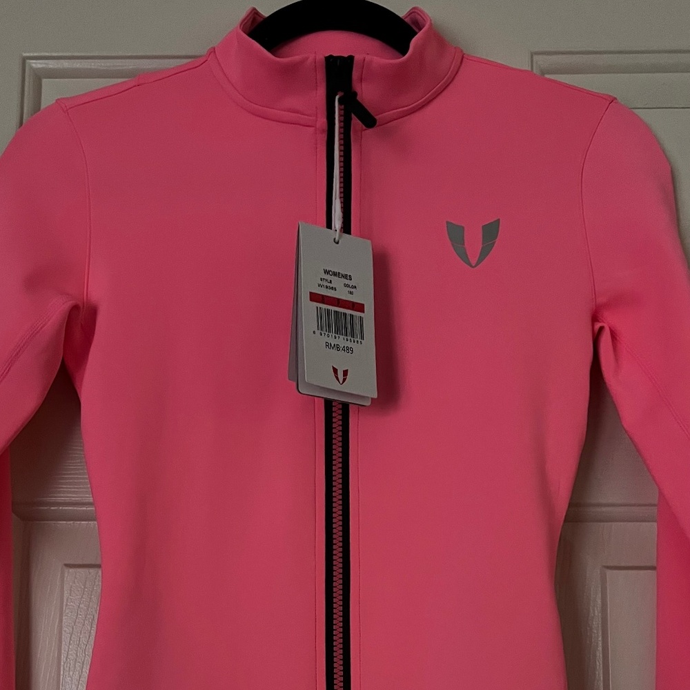 Firm ABS zip jacket in pink